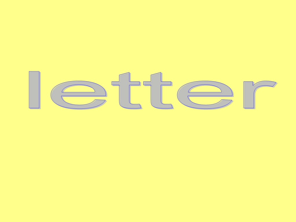 letter